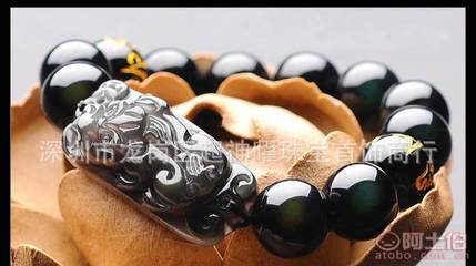超神曜天然冰種彩虹眼黑曜石手鏈 經典傳承與現代時尚的完美結合